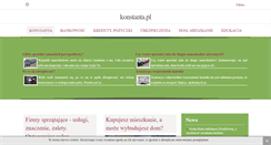Desktop Screenshot of konstanta.pl