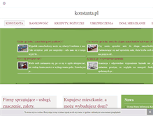 Tablet Screenshot of konstanta.pl